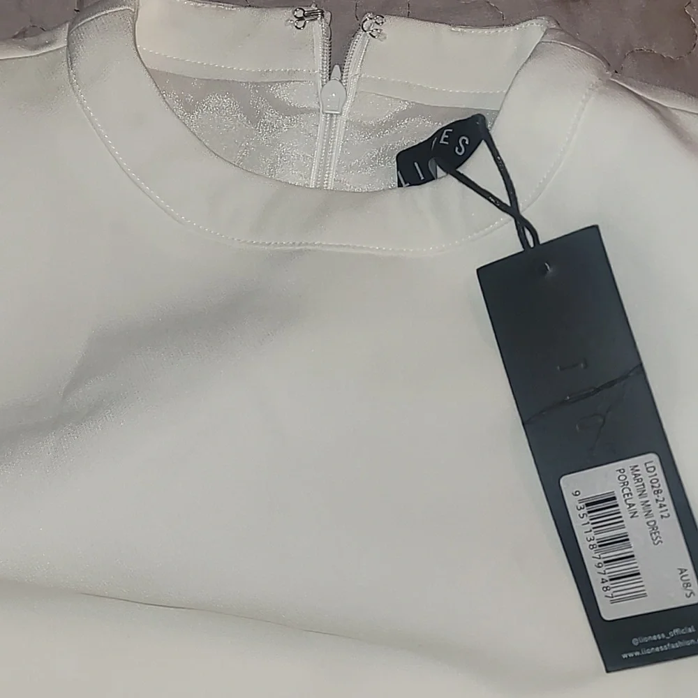 MARTINI MINI DRESS -porcelain - Picture 5 of 7